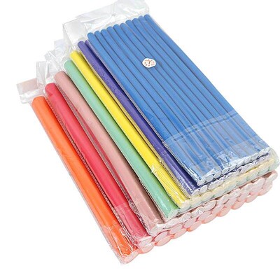 6 pcs/Lot Heatless Curling Rod Soft Sponge Hair Curler Rolle
