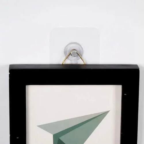 50/10pcs Self-adhesive Wall Hooks for Photo Frame Clock Stro