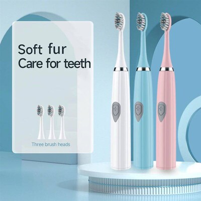 Electric Toothbrush for Adults Soft DuPont Bristle Portable