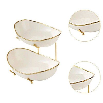 Fruit Bowl for Kitchen Counter Fruit Holder Modern for