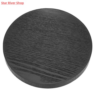 Round Solid Wooden Tea Table Tray Coffee Snack Food Meals Ch