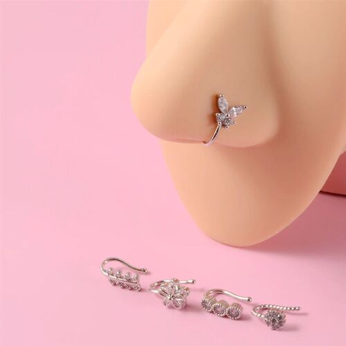 1PC 316L Surgical Steel Nose Ring Hoop C Shape Septum Rings