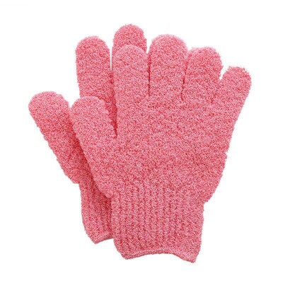 5finger Nylon Bath Glove Kids Shower Scrubber Colorful Bubbl