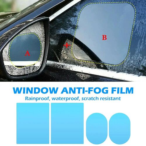 4pcs Anti Fog Car Mirror Window Films Side Rearview Mirror P
