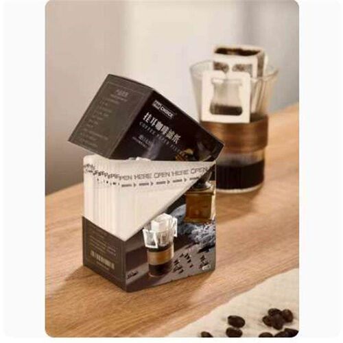 50pcs Coffee Filter Bags Hanging Ear Style Filters Paper