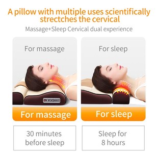 Neck Shoulder Massage Electric Massager Pillow Back Waist