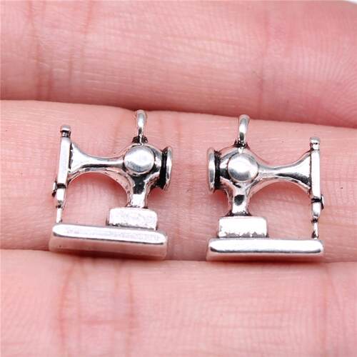 10pcs Antique Bronze Silver Color Sewing Machine Yarn Knitti