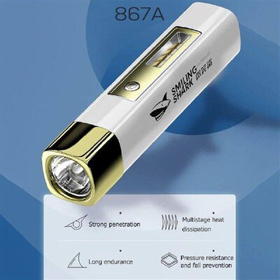 Emergency LED Flashlight with Side Light Portable Camping