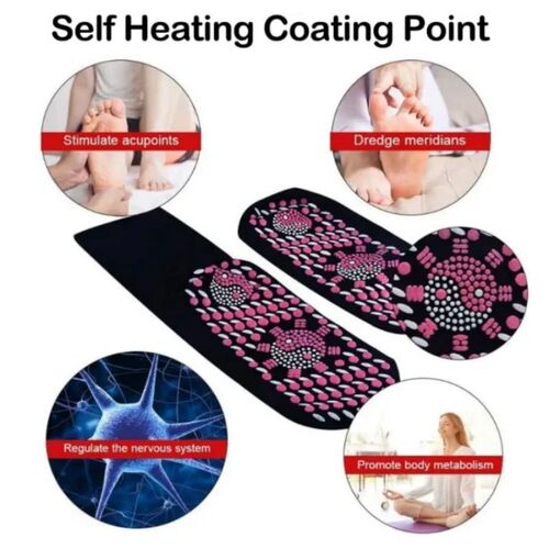 1/6Pairs Tourmaline Slimming Health Sock Winter Elastic Ther