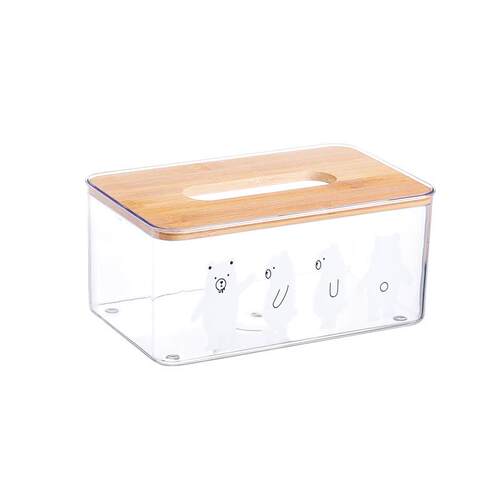 Coffee table organizer home napkin transparent茶几收纳盒