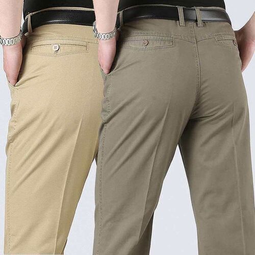 Middle-aged Mens Pan Slim-fit Casual Pan Pan Dad Pan Busine