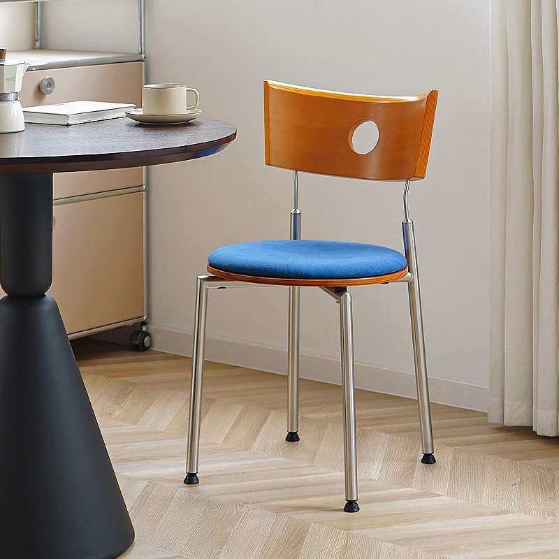 复古实木餐椅家用靠背椅网红中古椅304不锈钢餐厅凳子设计师椅子,3C数码配件,其它配件,淘宝优惠券,粉丝福利购,淘宝优惠卷