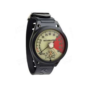 SCUBAPRO STANDARD DEPTH GAUGE手腕式潜水深度表深度计温度显示