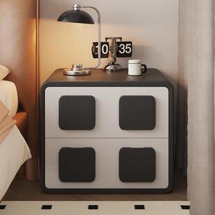 实木床头柜卧室家用简易床边收纳柜现代创意自由组合柜客厅储物柜