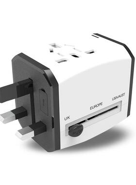 新款2USBTYPE-C多功能转换插头工厂直销3USB多国通用转换插头礼品