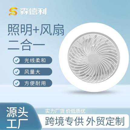 led风扇灯e27螺口家用客厅厨房吊扇灯遥控调档卧室风扇灯节能灯泡
