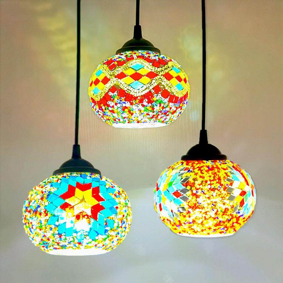 土耳其风格玻璃吊灯复古餐厅吧台个性单头吊灯咖啡厅服装店吊灯,家装灯饰光源,智能吊灯,淘宝优惠券,粉丝福利购,淘宝优惠卷