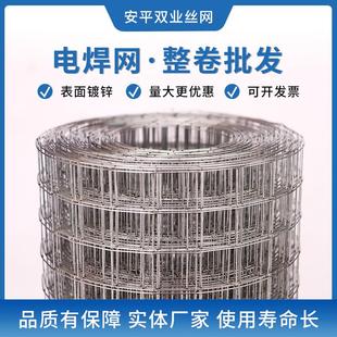 热镀锌电焊网工地建筑网片养鸡网养殖网监狱围栏铁网铁丝网
