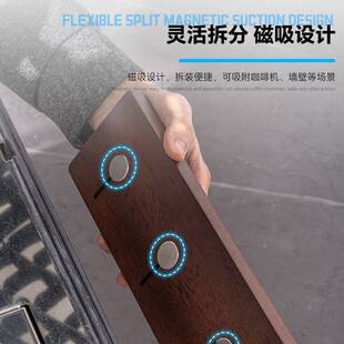 木咖啡粉碗收纳板磁吸挂YBC实壁底座58mm置单人份人份粉碗盲双碗