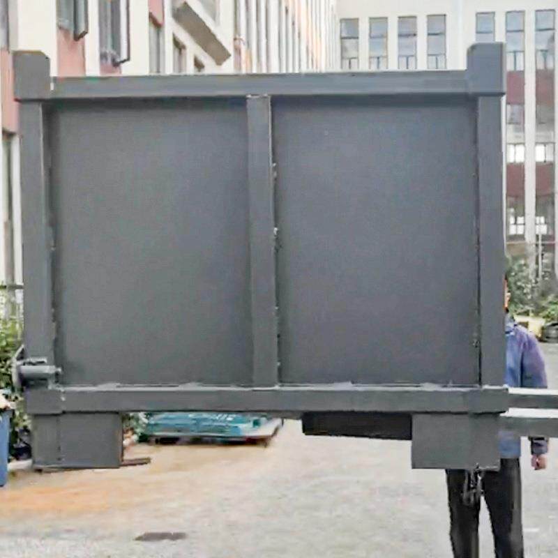 嘉兴自卸式物料箱重型金 属承载力强 BEZ工业零车五金件间铁屑废