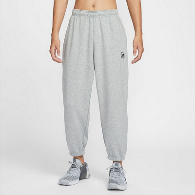 NIKE耐克男裤子春季卫裤宽松收口灰色针织运动长裤HJ3146-077