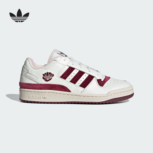 adidas阿迪达斯三叶草 FORUM low休闲板鞋小白鞋男女 KJ6982
