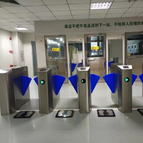 供应ESD防静电门禁系统车间入口指纹人脸门禁闸机系统翼闸摆闸