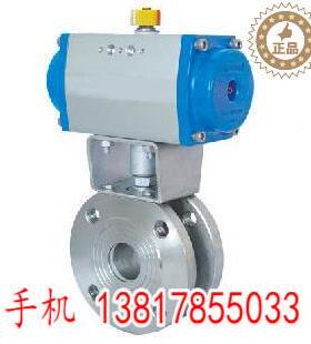 Q671F气动对夹平367阀高台球型法兰气动球阀