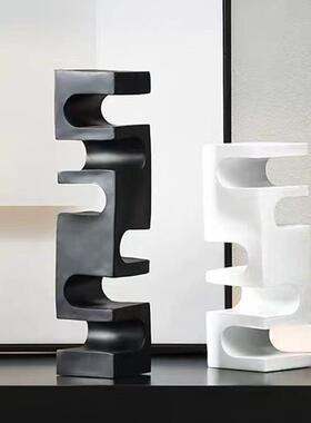 异型树脂桌设北欧风轻奢创意家居036板房软装饰品书房客样厅面摆