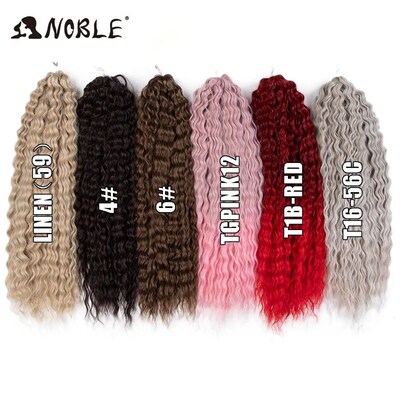 Noble Curl Hair Water Wave Twist Crochet Hair Ombre Blonde 2