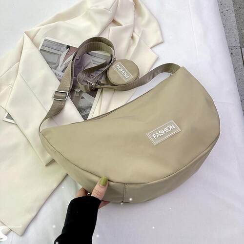 Large Capacity Canvas Bag for Women Japanese Style Leisure D