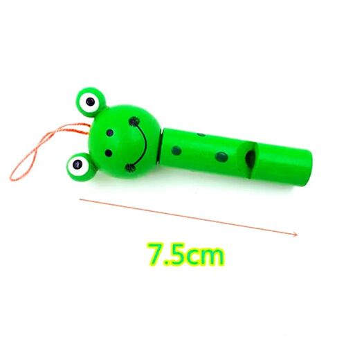 8/30Pcs Wooden Mini Cute Animal Whistle Toys Kids Birthday P