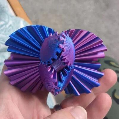 Gear Ball 3D Printed Fidget Toys Spin Ball or Cube Sss Relie