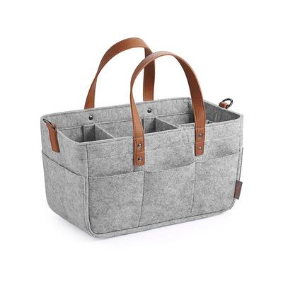 Baby Felt Storage Nursery Organizer Basket Infant Diaper Bag