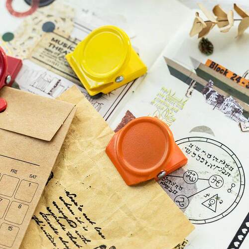 1pcs Mini Magnet Clamp Multi Color Magnetic Paper Clip for F