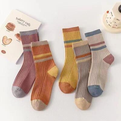 Men mid-calf socks odor-resistant and sweat-absorbing cotton