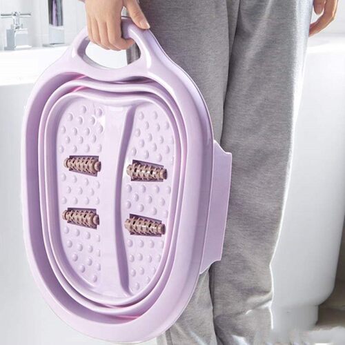 foldable collapsible foot tub massage soak barrels plastic