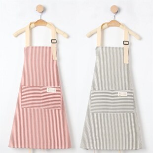 apron pinafore pinny Cotton linen cooking apron custom logo