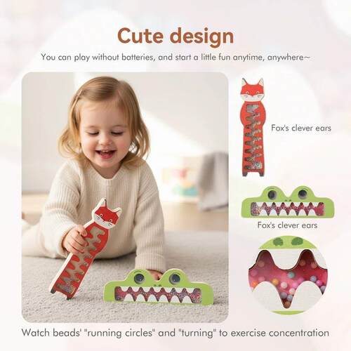 Baby Music Toy Rainbow Sand Timer Rain Sound Simulator Rattl