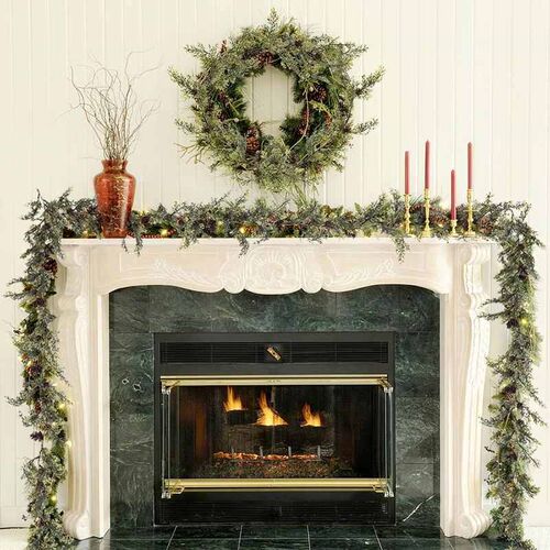 150cm Christmas Wreath Rattan Artificial Vine Hanging Floral