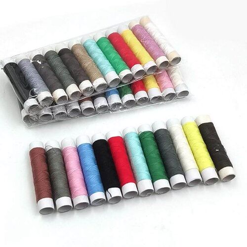 Household Hand Sewing Thread, 12 Colors Small Thread Spools,