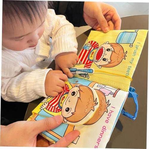 Baby Book Toys for Toddler Newborn Infant Soft Cloth Books Q