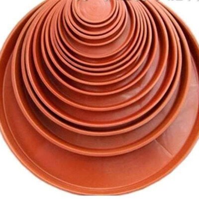 circular plastic tray Plant pot tray with water tray base
