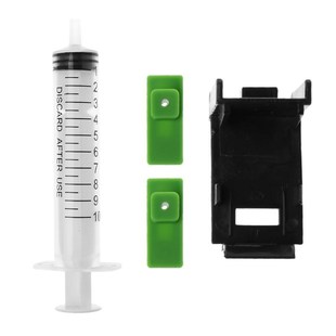 Ink Refill Cartridge Clip+ 2pcs Rubber Pads + Syringe Tool K