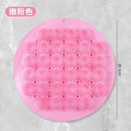 Back Scrubber Shower Brush Lazy Back Scrub Pad Wall Suction