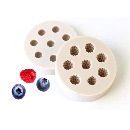 1PCS Blueberry,Cranberry silicone cake fondant mold cake dec