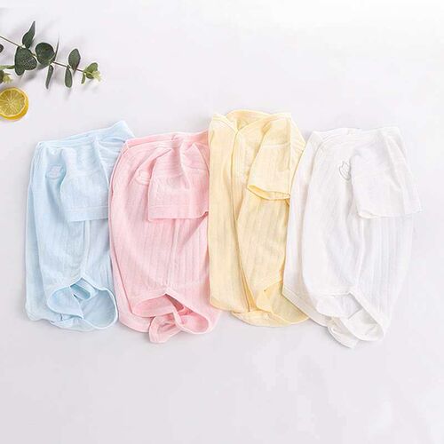 Newborn Baby Jumpsuit Summer Thin Baby Clothes Padded Fart C