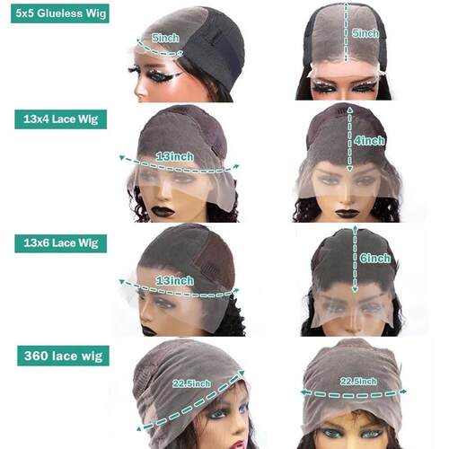 250% 13x6 HD Transparent Body Wave Lace Front Wig Brazilian