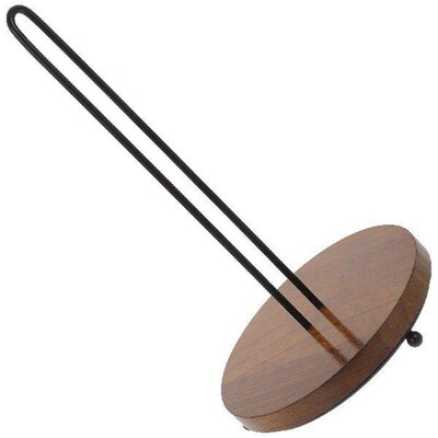 Storage Rack Roll Paper Kitchen Stand Iron Wood Towel
