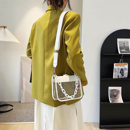 Crossbody Bag Stadium Approved Chain Ladies Tote Bags Fashio